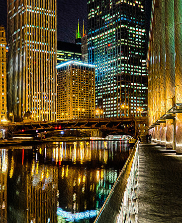 Chicago River (Photo Art)