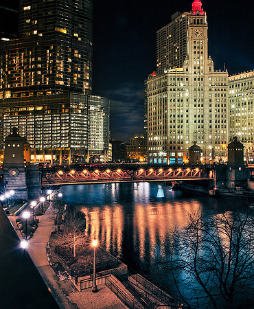 Chicago at night 2