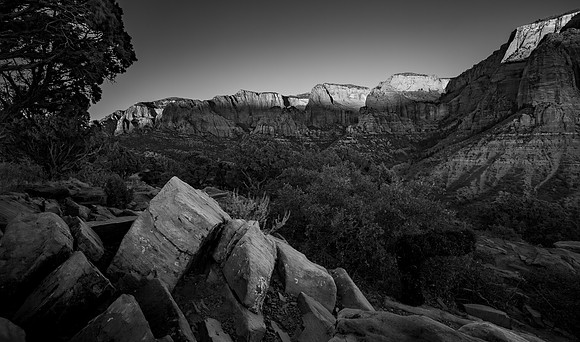 Zion at Sunset