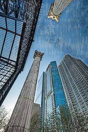 Chicago Randolph St. Photo Sketch